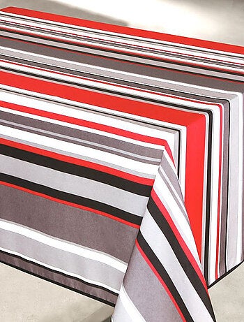 Nappe anti tache à rayures