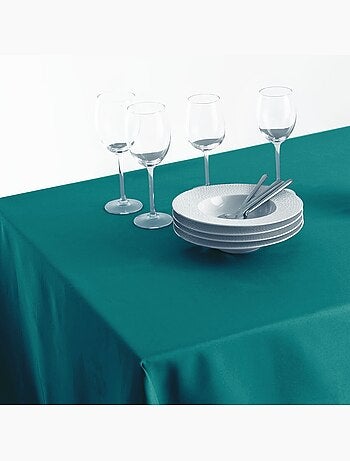 Nappe anti tache bleu canard 150x300cm