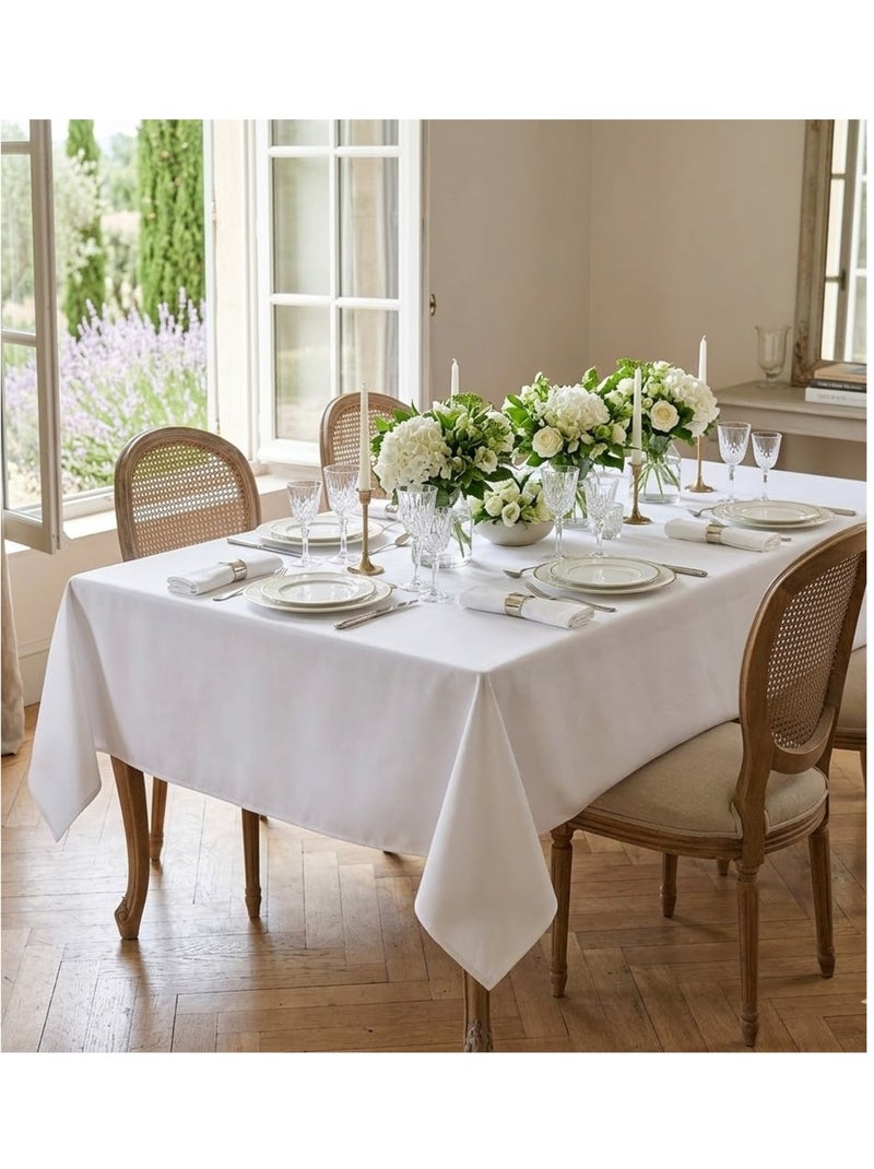 Nappe anti tache Collection Colors Blanc - Kiabi