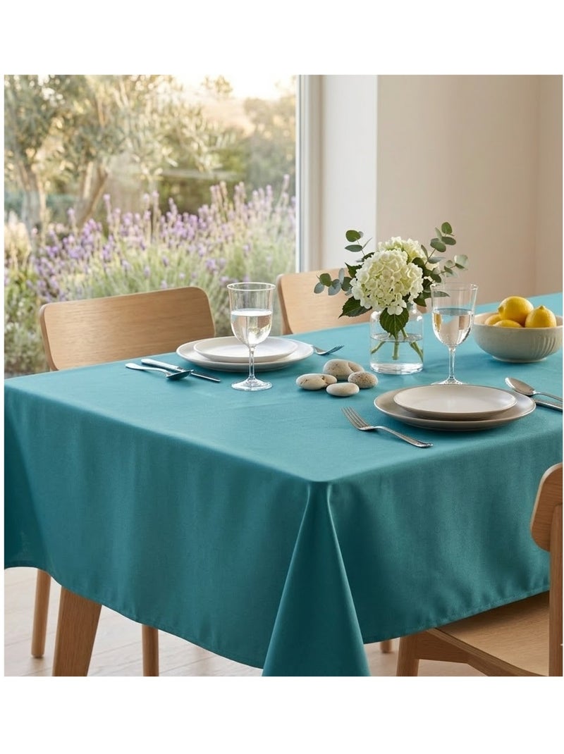 Nappe anti tache Collection Colors Bleu canard - Kiabi