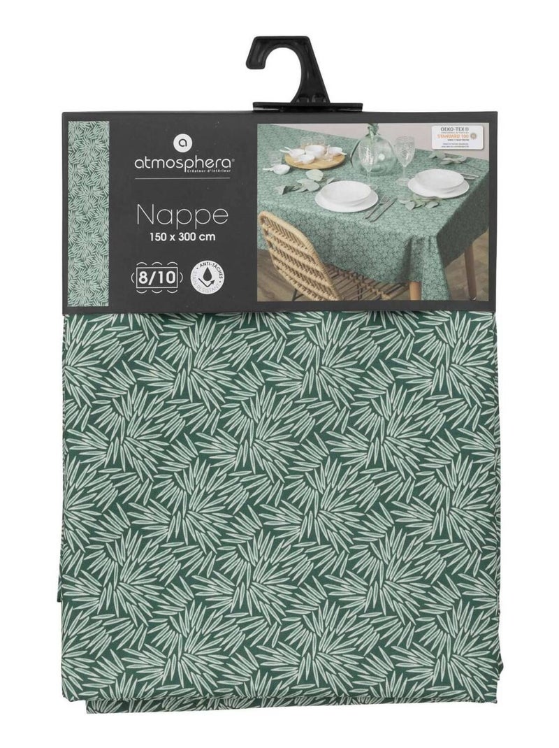 Nappe anti-tache rectangulaire Sebring - 150 x 300 cm - Bleu Bleu - Kiabi