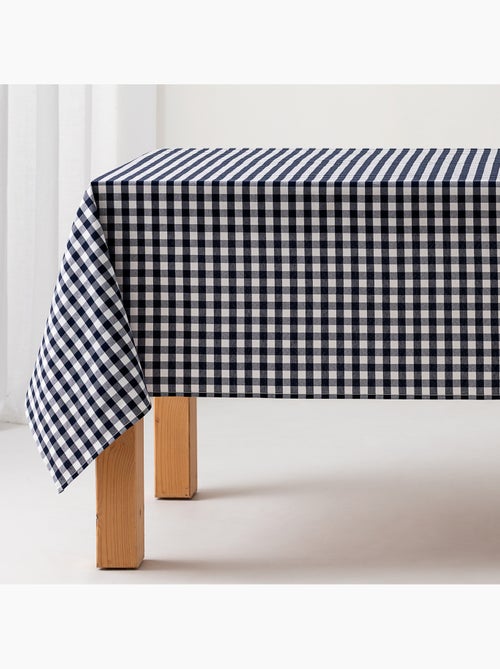 Nappe anti-taches à carreaux vichy, tissée, toucher textile - Gamusi. - Kiabi
