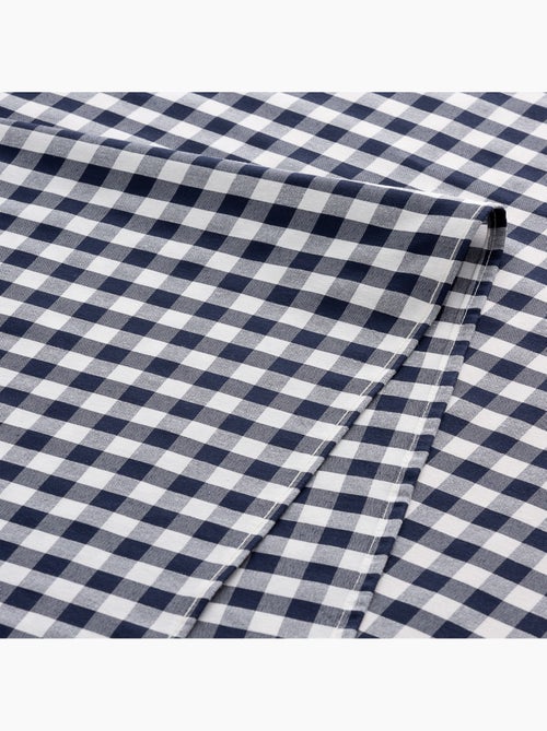 Nappe anti-taches à carreaux vichy, tissée, toucher textile - Gamusi. - Kiabi
