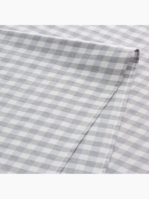 Nappe anti-taches à carreaux vichy, tissée, toucher textile - Gamusi. - Kiabi