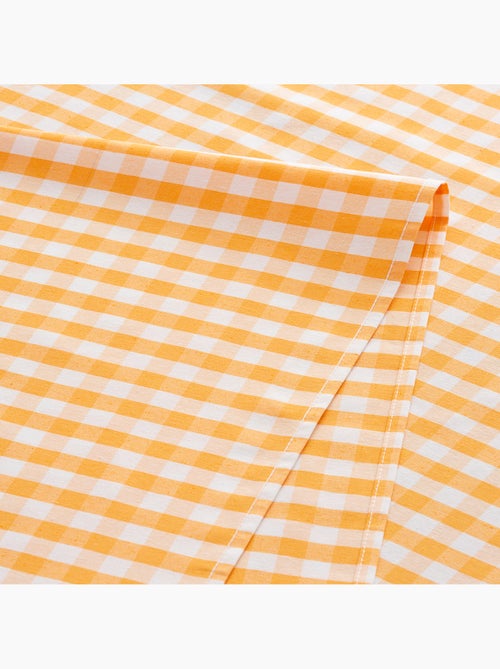 Nappe anti-taches à carreaux vichy, tissée, toucher textile - Gamusi. - Kiabi