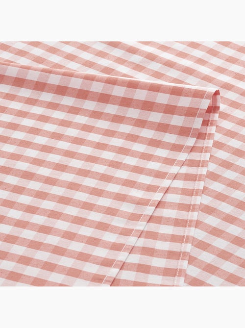 Nappe anti-taches à carreaux vichy, tissée, toucher textile - Gamusi. - Kiabi
