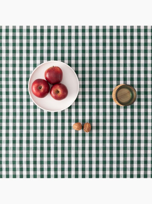 Nappe anti-taches à carreaux vichy, tissée, toucher textile - Gamusi. - Kiabi Nappe anti-taches à carreaux vichy, tissée, toucher textile - Gamusi. - Kiabi