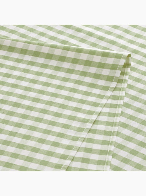 Nappe anti-taches à carreaux vichy, tissée, toucher textile - Gamusi. - Kiabi