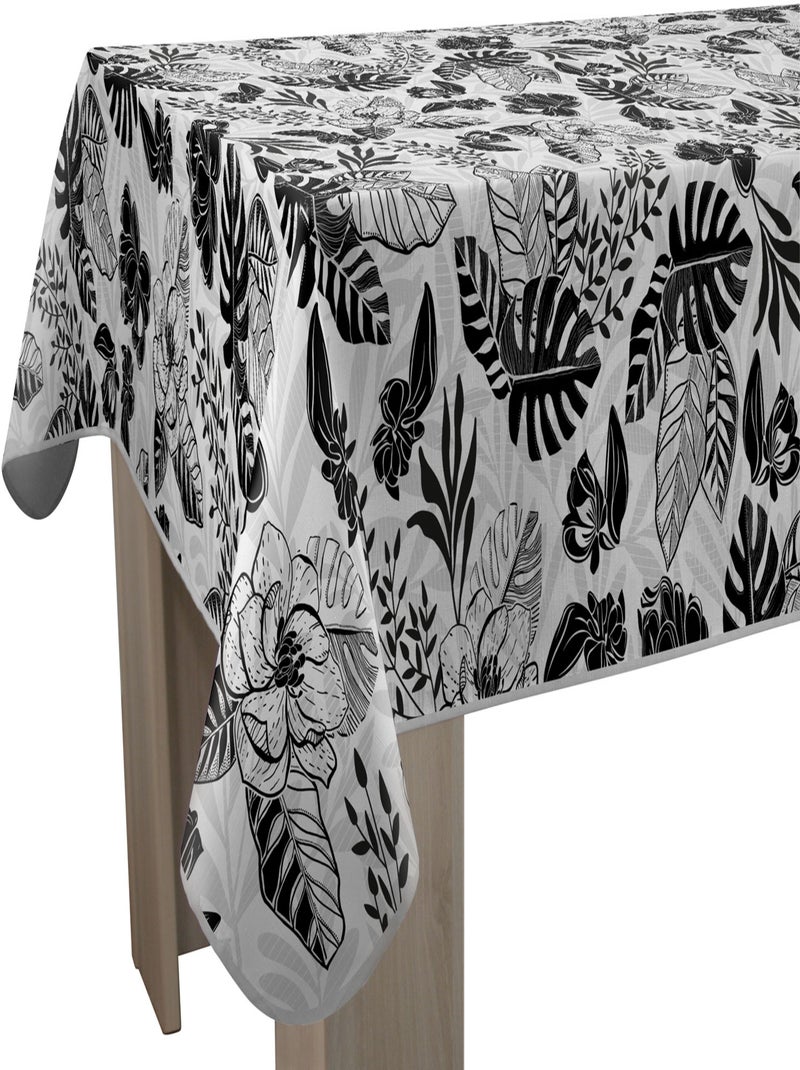 Nappe Anti-taches Alba Noir Gris Blanc - Kiabi