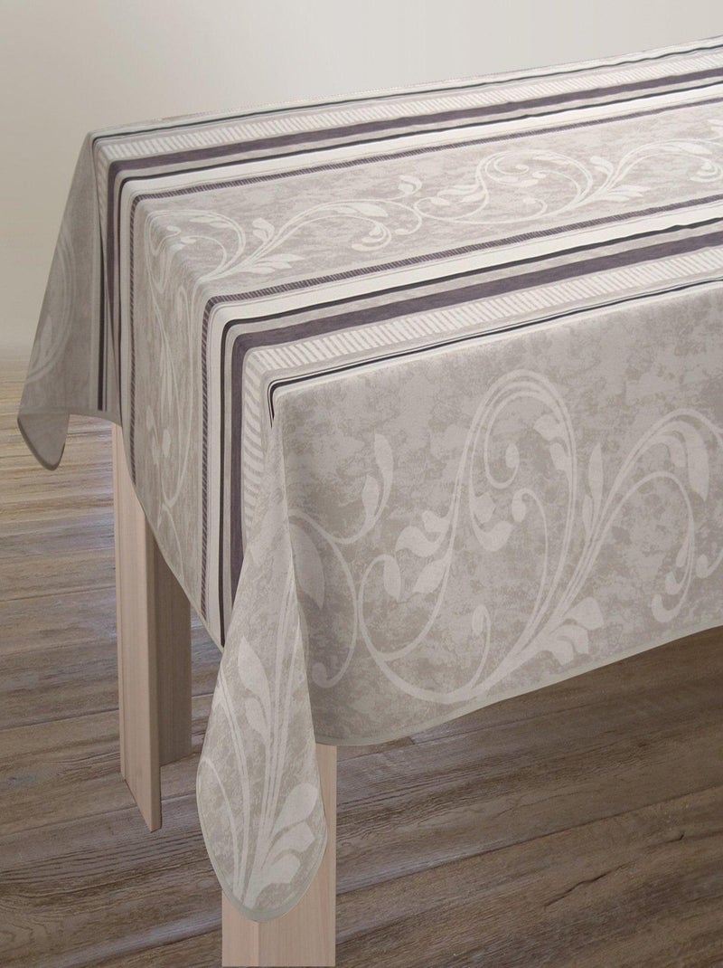 Nappe Anti-taches Arabesque Beige - Kiabi