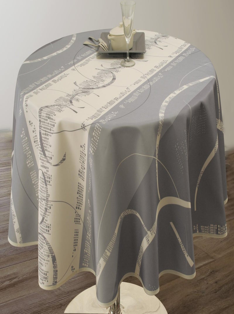 Nappe Anti-taches Astrid Ecru Gris Ecru - Kiabi