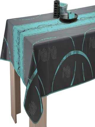 Nappe Anti-taches Astrid Turquoise - Rectangle 120 x 150 cm