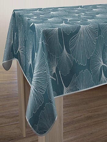 Nappe Anti-taches Biloba bleu