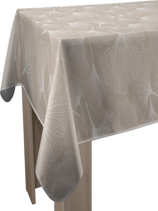 Nappe Anti-taches Biloba ficelle - Rectangle 150 x 200 cm