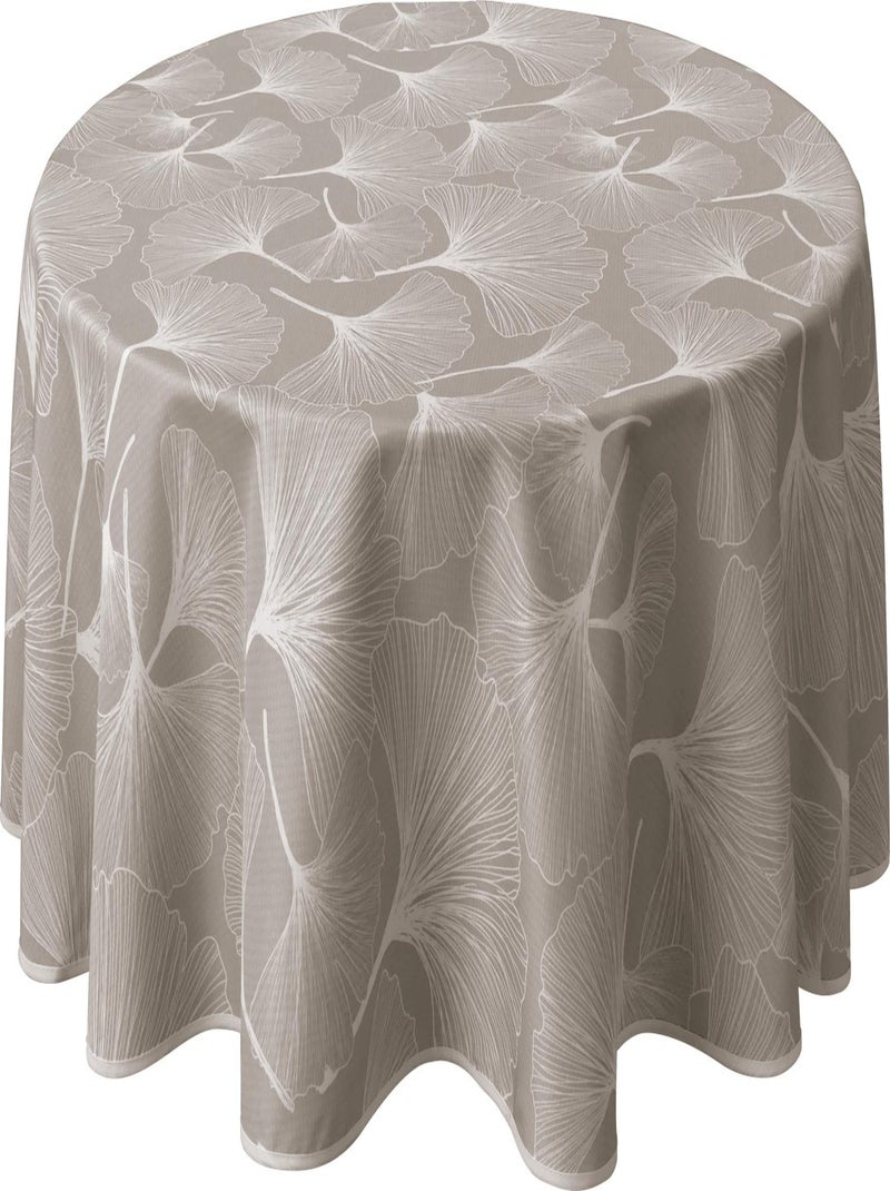 Nappe Anti-taches Biloba ficelle Beige - Kiabi
