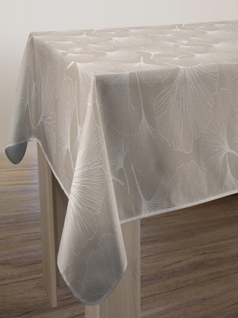 Nappe Anti-taches Biloba ficelle Beige - Kiabi