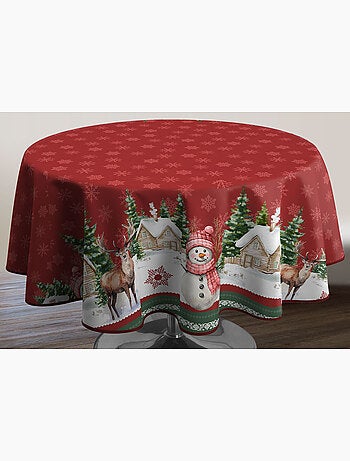 Nappe anti-taches bonhomme de neige