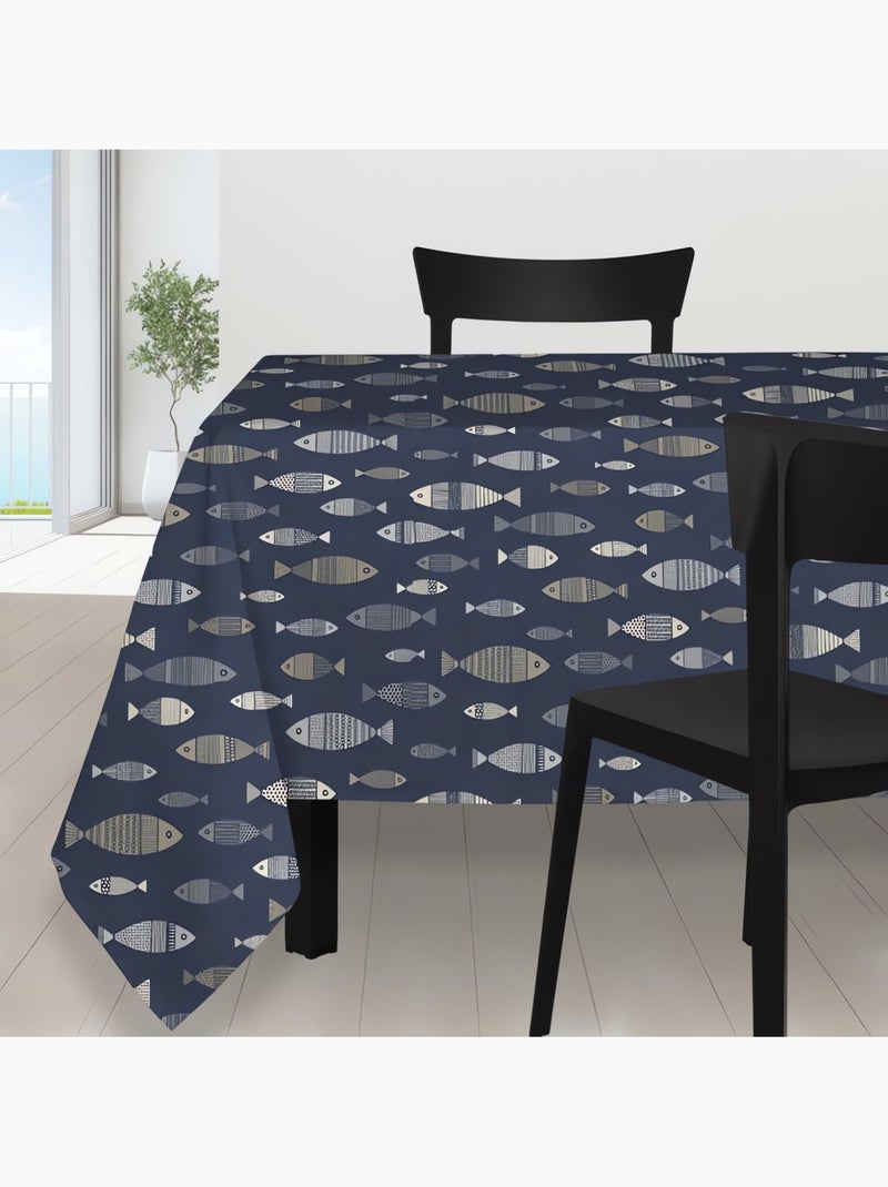 Nappe anti-tâches CADAQUES, par Soleil d'Ocre Multicolore - Kiabi