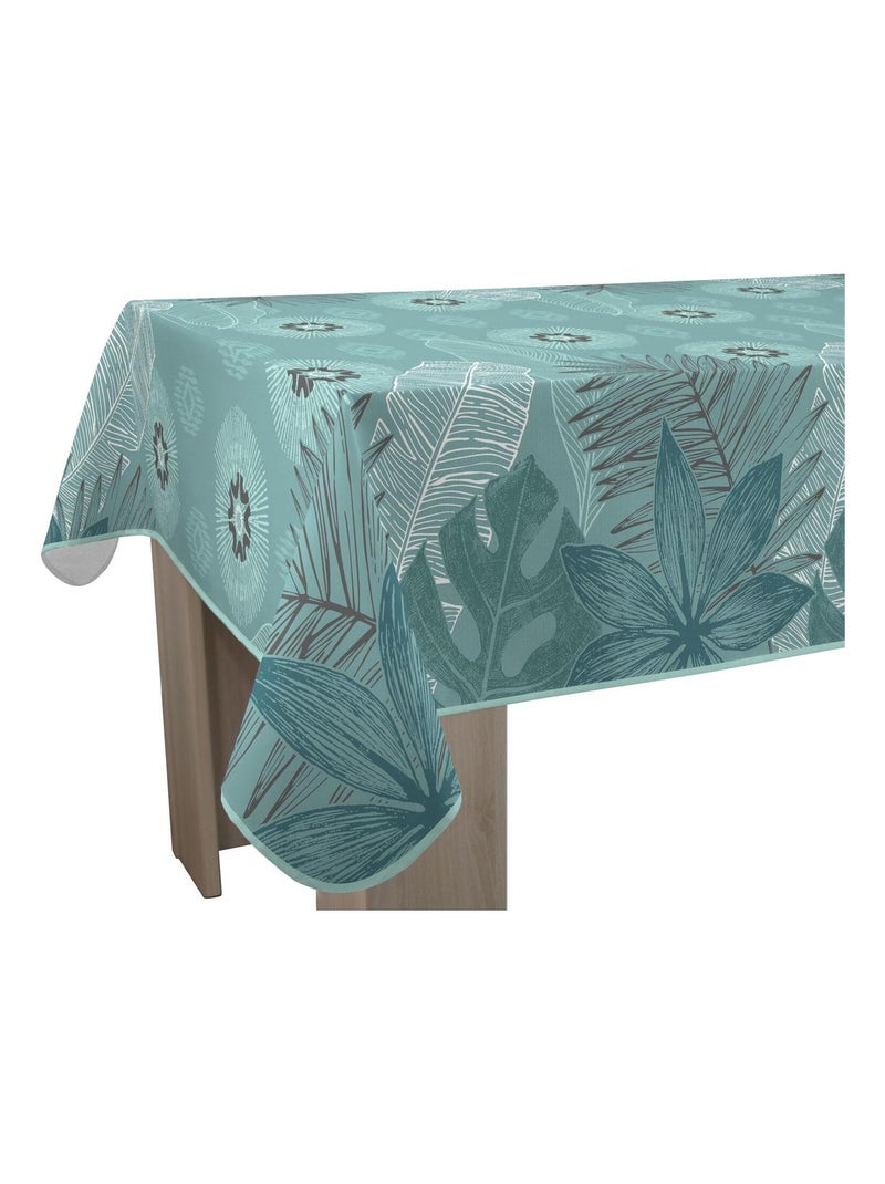 Nappe Anti-taches Celadon - Carrée 150 x 150 cm Bleu céladon - Kiabi