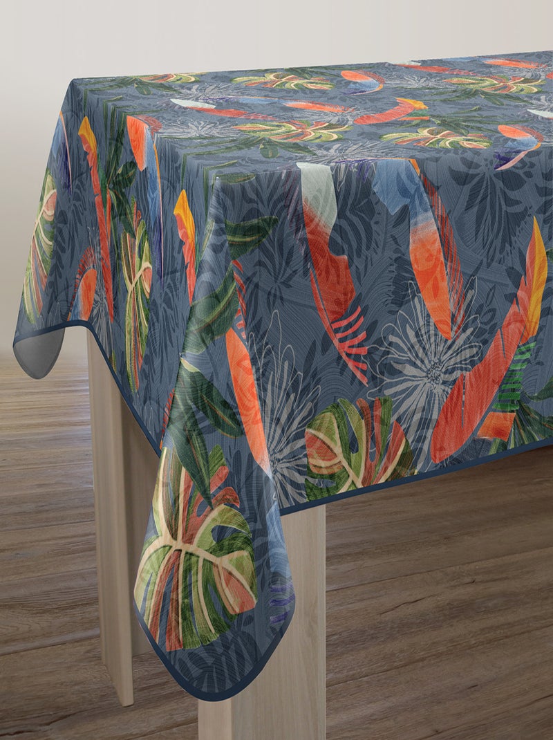 Nappe Anti-taches Cerrado Bleu Orange - Kiabi