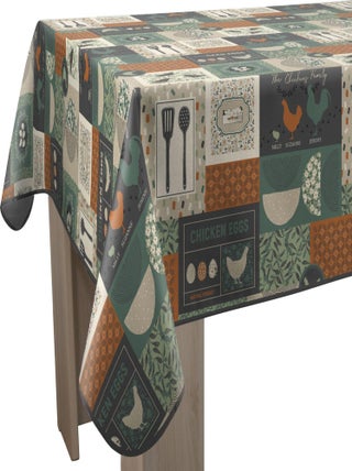 Nappe Anti-taches Chicken vert - Rectangle 120 x 150 cm