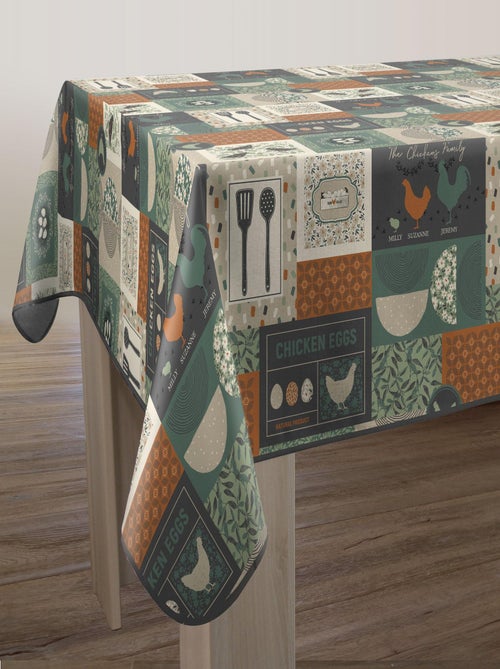 Nappe Anti-taches Chicken vert - Kiabi Nappe Anti-taches Chicken vert - Kiabi