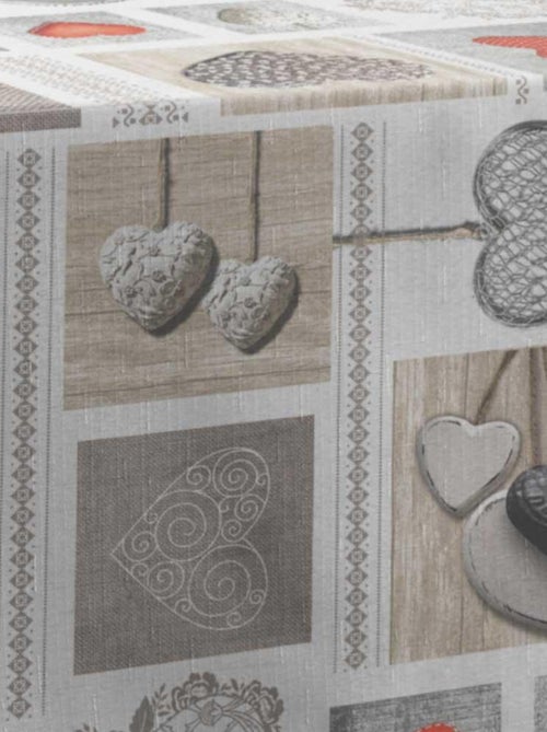 Nappe Anti-taches Coeurs - Kiabi Nappe Anti-taches Coeurs - Kiabi