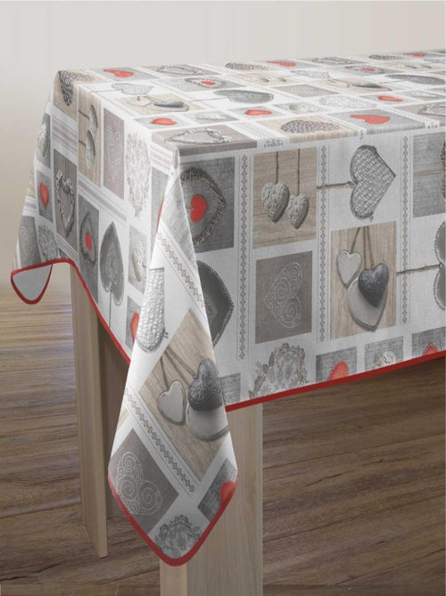 Nappe Anti-taches Coeurs - Kiabi Nappe Anti-taches Coeurs - Kiabi
