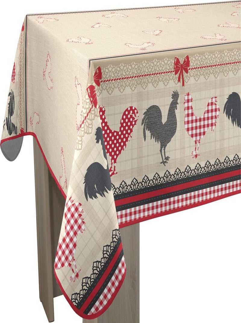 Nappe Anti-taches Coq Rouge - Kiabi