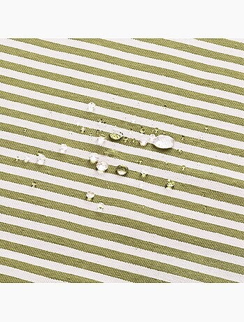 Nappe anti-taches en coton à fines rayures - gamusi.