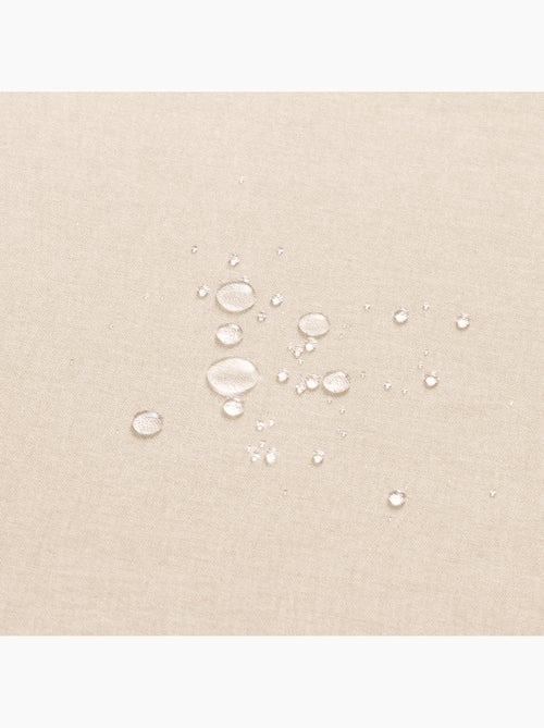Nappe anti-taches en coton uni, tissu chiné. Tombé naturel, effet tissu - Gamusi. - Kiabi