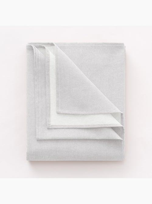Nappe anti-taches en coton uni, tissu chiné. Tombé naturel, effet tissu - Gamusi. - Kiabi