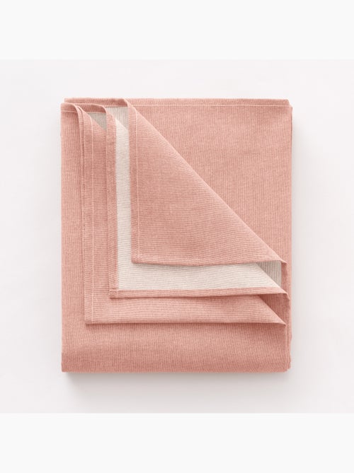 Nappe anti-taches en coton uni, tissu chiné. Tombé naturel, effet tissu - Gamusi. - Kiabi