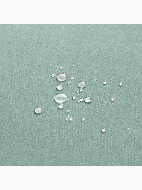 Nappe anti-taches en coton uni, tissu chiné. Tombé naturel, effet tissu - Gamusi. - Kiabi