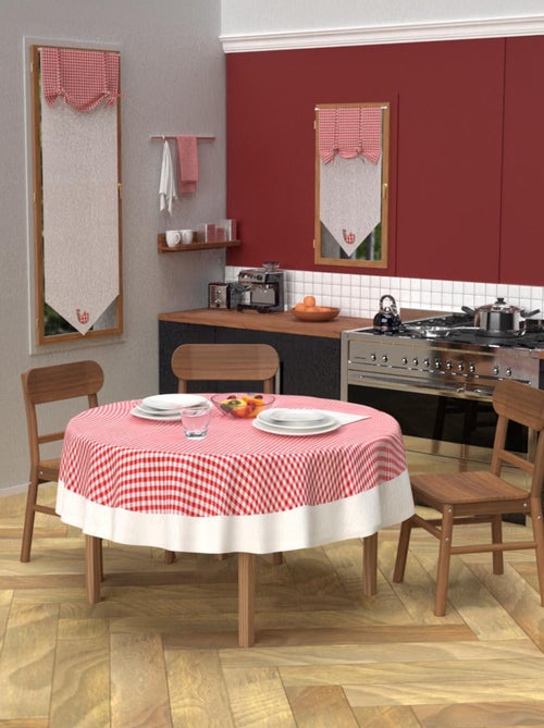 Nappe anti-tâches en coton VICHY, par Soleil d'Ocre - Kiabi