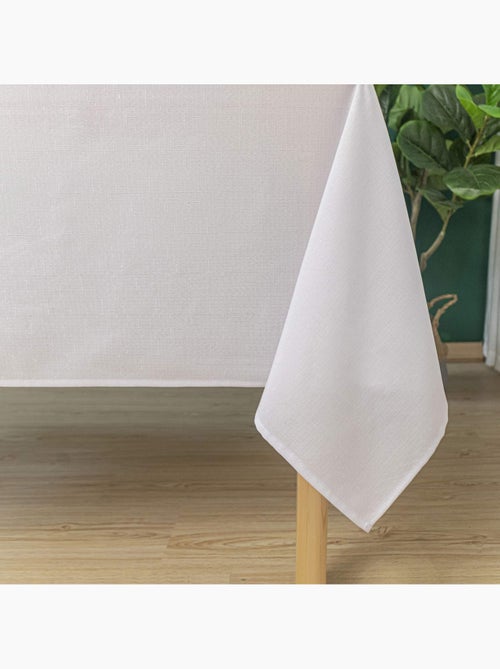 Nappe anti tâches et infroissable  -  - Effet chiné - Kiabi