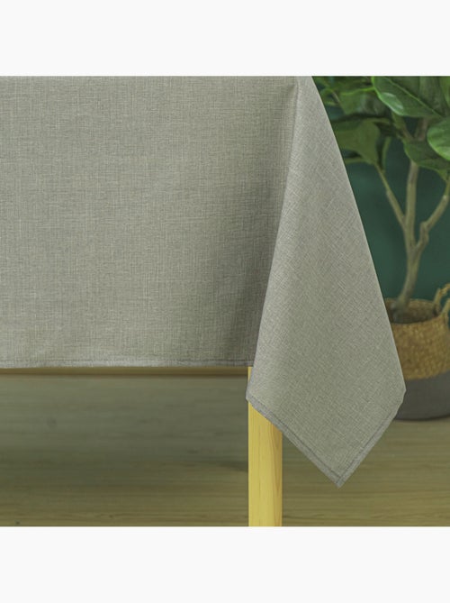 Nappe anti tâches et infroissable - - effet chiné - Kiabi Nappe anti tâches et infroissable - - effet chiné - Kiabi