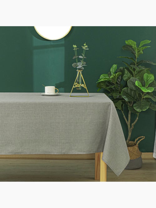 Nappe anti tâches et infroissable  -  - effet chiné - Kiabi