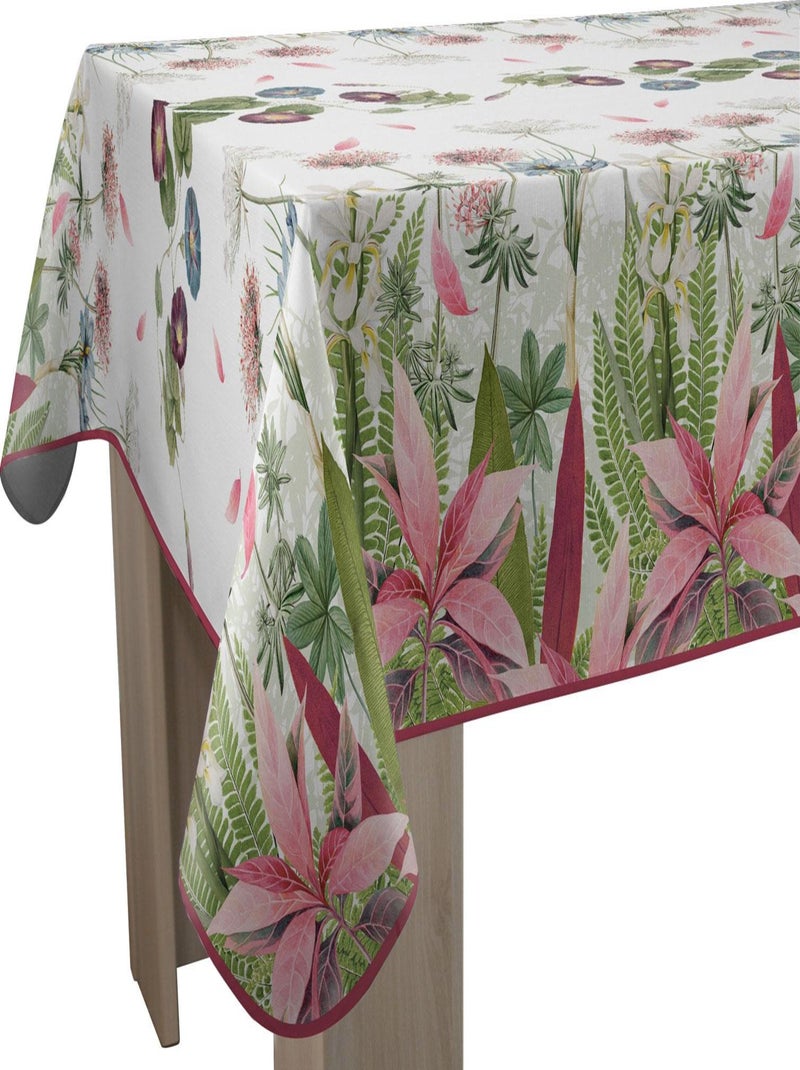 Nappe Anti-taches Ipomée Rose framboise - Kiabi
