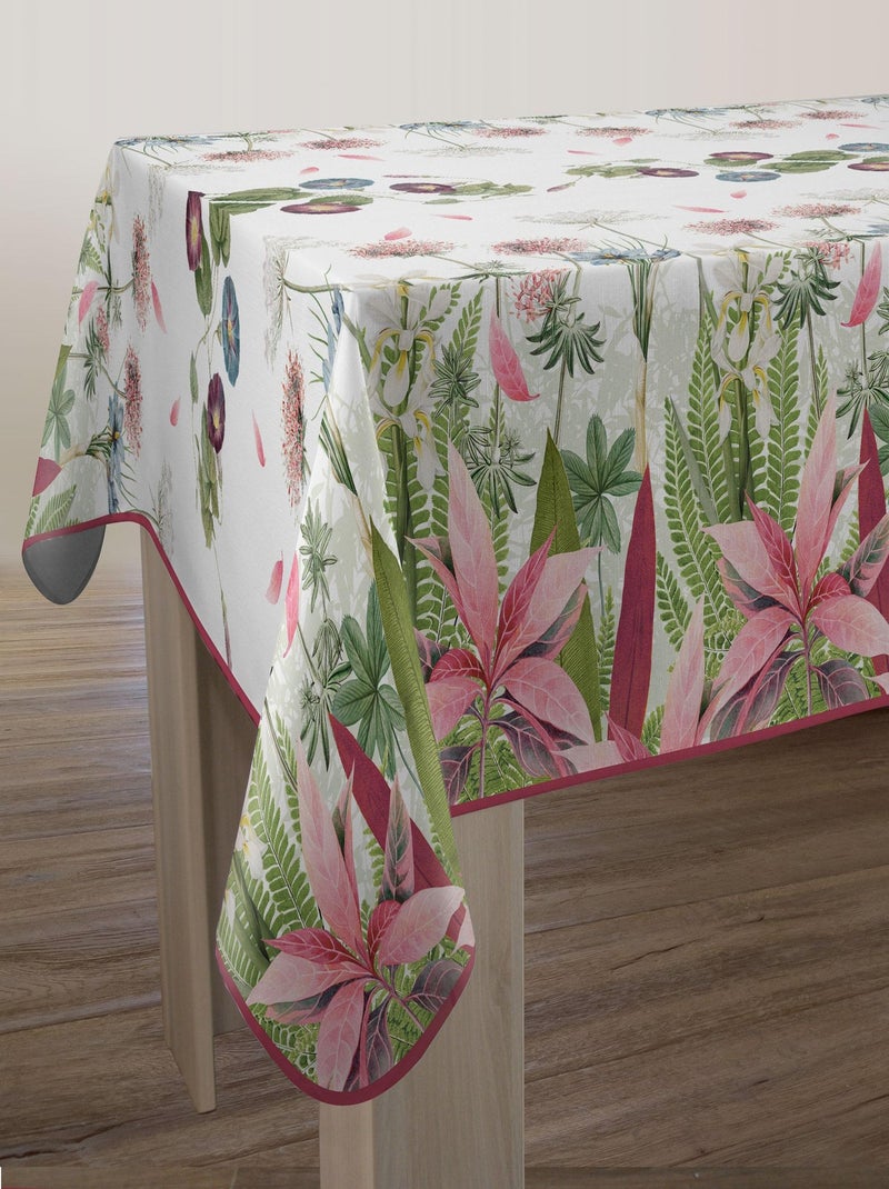 Nappe Anti-taches Ipomée Rose framboise - Kiabi