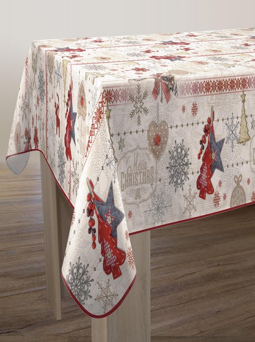 Nappe Anti-taches Joyeux Noël - Kiabi Nappe Anti-taches Joyeux Noël - Kiabi