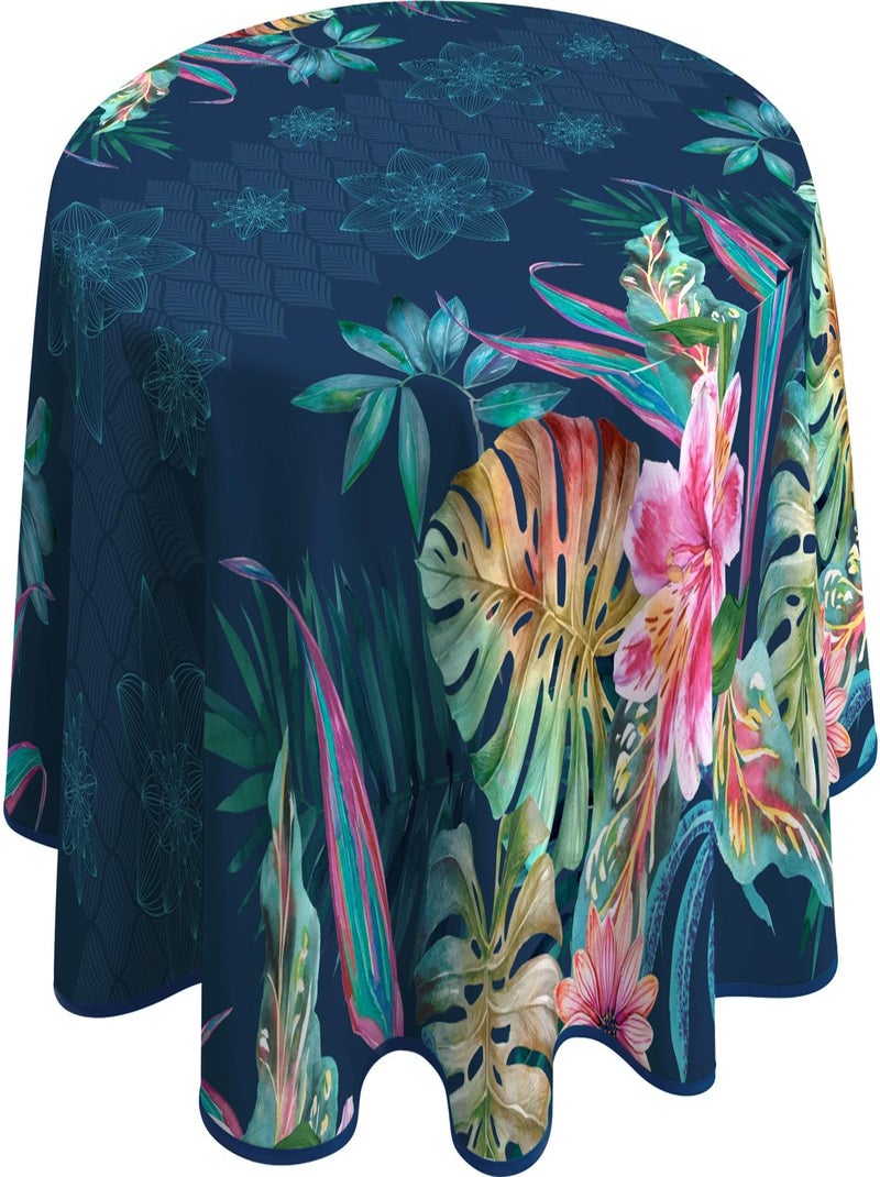 Nappe Anti-taches Jungle Bleu Vert - Kiabi