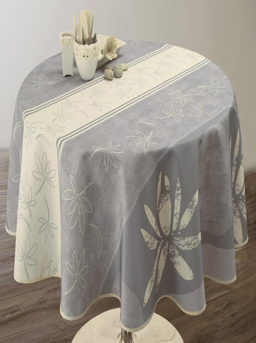 Nappe Anti-taches Lotus Ecru - Kiabi Nappe Anti-taches Lotus Ecru - Kiabi