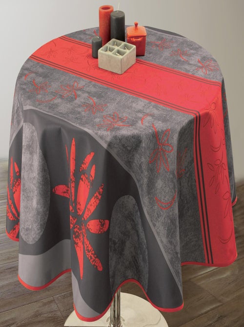 Nappe Anti-taches Lotus Rouge - Kiabi