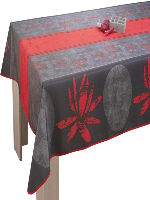 Nappe Anti-taches Lotus Rouge - Kiabi