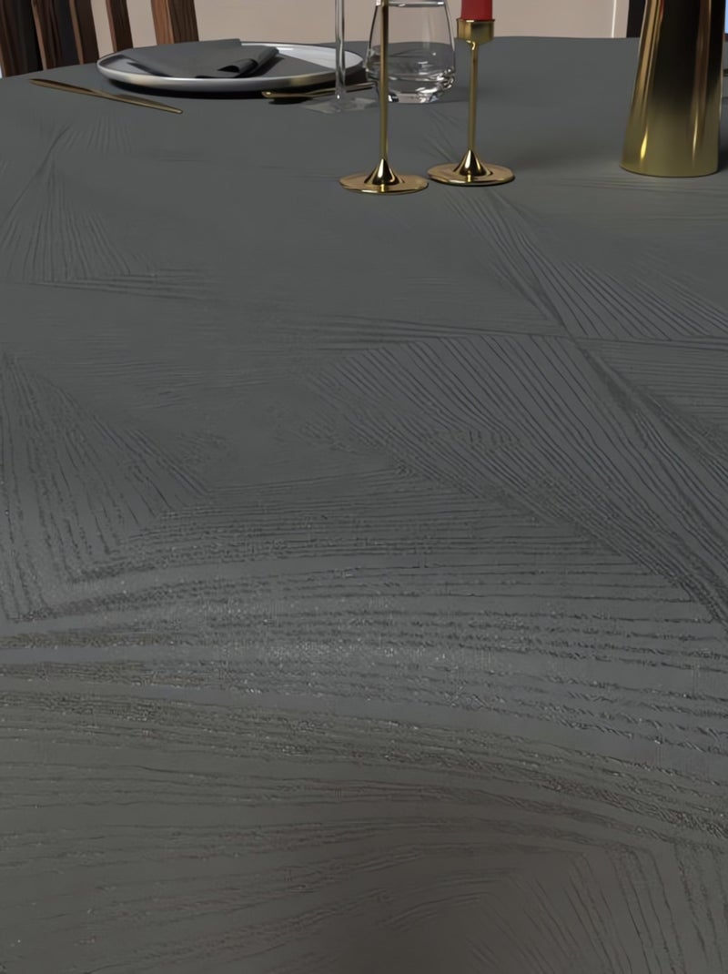 Nappe anti-tâches LUXURY, par Soleil d'Ocre Gris - Kiabi