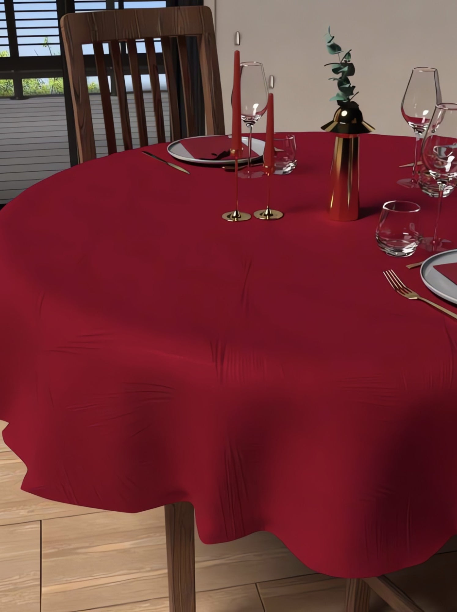 Soleil D'Ocre Bise Breeze In Cotone Rosso – Passante 60x120 Cm, Tessuto 100% Cotone Per Cucito E Hobby
