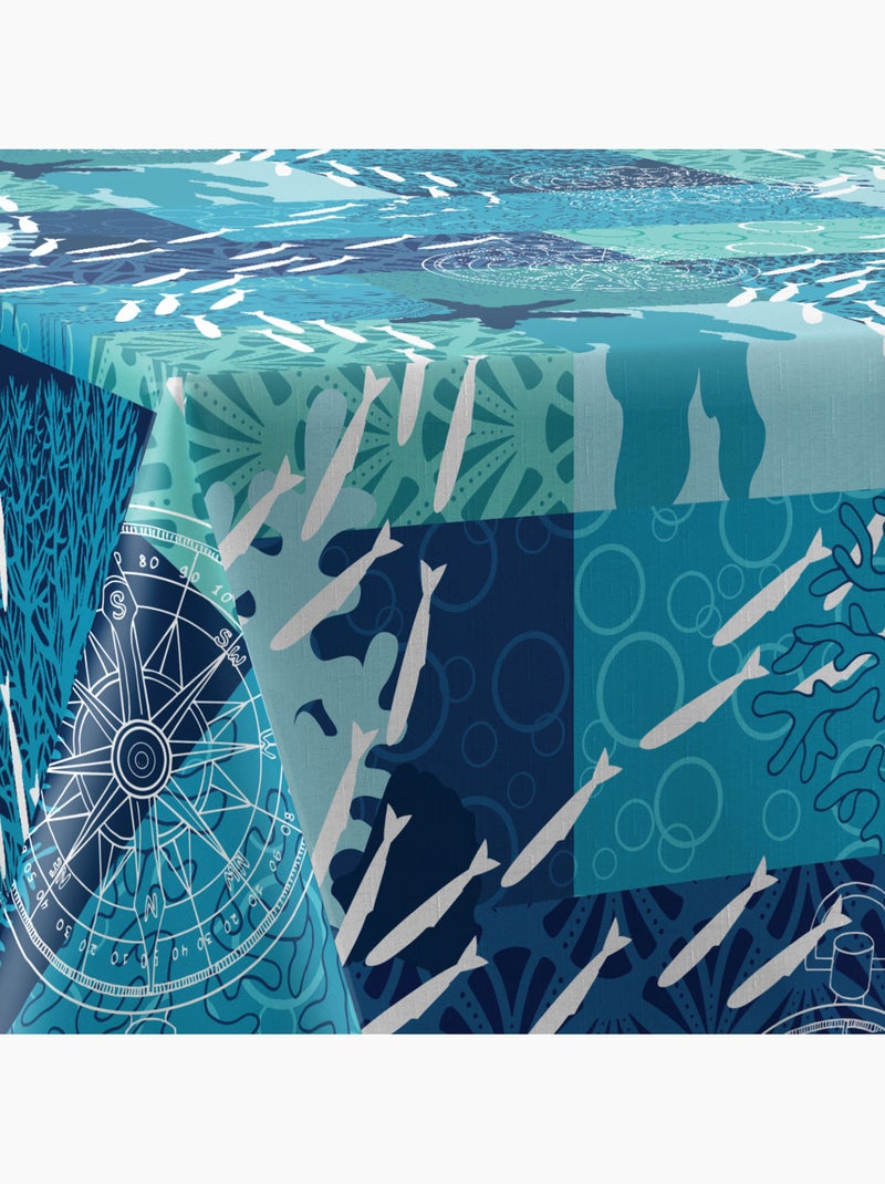Nappe Anti-taches Nemo Bleu Blanc - Kiabi