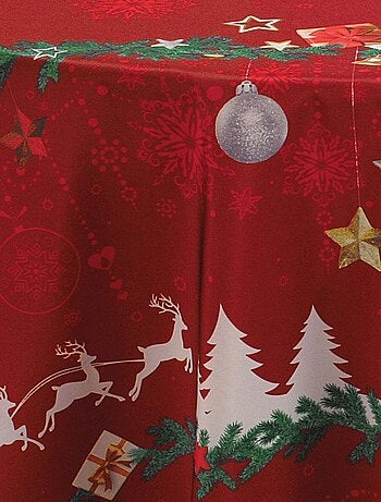 Nappe Anti-taches Noël Rouge