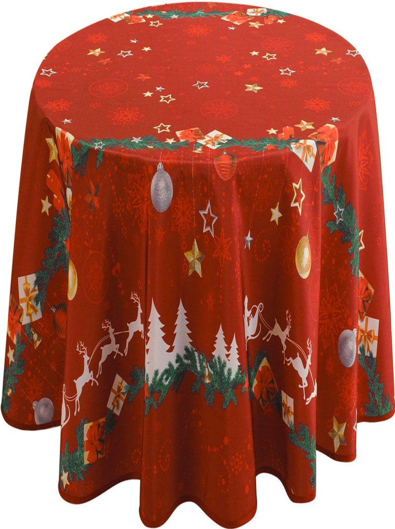 Nappe Anti-taches Noël Rouge Rouge - Kiabi